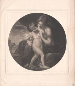 Cupid stung by a bee, is cherished by his mother (Originaltitel) von West, Benjamin