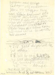 Notizen während der Amerikareise 1934/35 mit Skizzen (vom Bearbeiter vergebener Titel) von Binder, Joseph