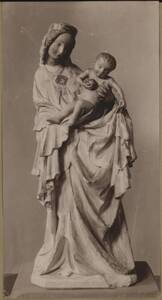 Fotografie der "Krumauer Madonna" im Kunsthistorischen Museum in Wien (vom Bearbeiter vergebener Titel) von Anonym