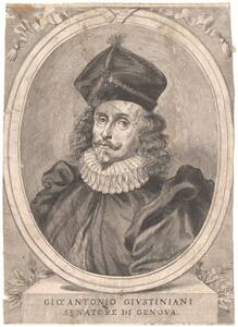 Portrait von Giovanni Antonio Giustiniani (vom Bearbeiter vergebener Titel) von Anonym