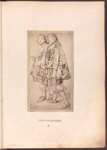 Fotografie der Zeichnung von zwei Herolden auf Schloss Windsor von Peter Lely (vom Bearbeiter vergebener Titel) von K. k. Österreichisches Museum für Kunst und Industrie
