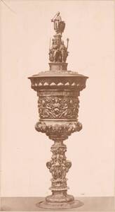 Lichtdruck eines Pokals von Wenzel Jamnitzer von ca. 1580 (vom Bearbeiter vergebener Titel) von Jamnitzer, Wenzel
