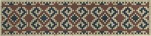 Kopie eines dreifärbigen symmetrischen Stickmusters galizischer Herkunft von Schramm (vom Bearbeiter vergebener Titel) von Schramm, Marie
