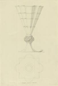 Kopie eines venezianischen Glaspokals des 17. Jarhunderts von Josef Salb (vom Bearbeiter vergebener Titel) von Salb, Josef