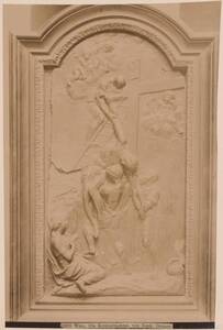 Fotografie des Reliefs "Die Kreuzabnahme" von Georg Raphael Donner (vom Bearbeiter vergebener Titel) von Wlha, Josef