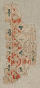 Zierstreifen (Clavus); Dekor aus Rauten, Vierblättern und Kreuzen (deskriptiver Titel) von Anonym
