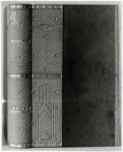 Bucheinband, "Books about books“ von Hoffmann, Josef